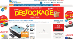 Desktop Screenshot of habitatetjardin.com